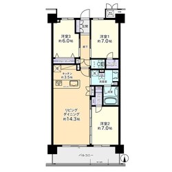 プレミア富山けやき通りの物件間取画像